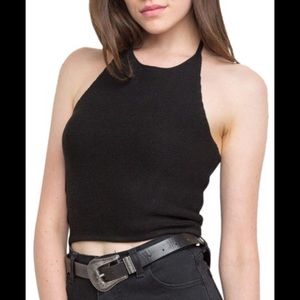Brandy knit halter top with tie!